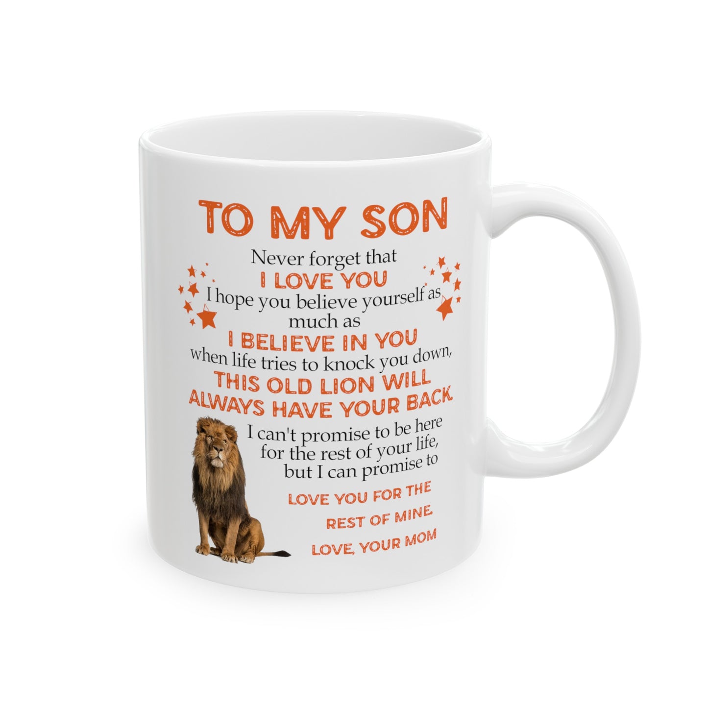 To My Son | Ceramic Mug, (11oz, 15oz)