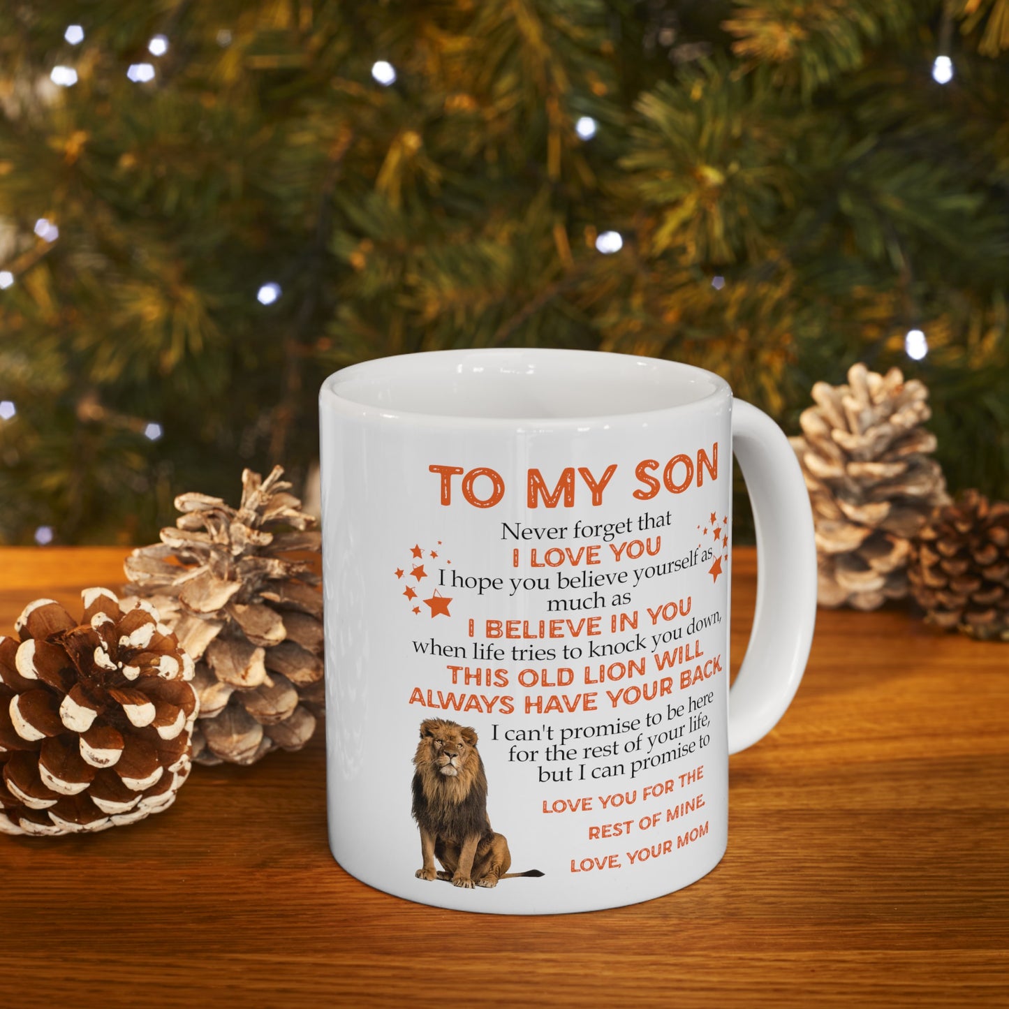 To My Son | Ceramic Mug, (11oz, 15oz)